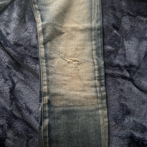 John Elliott The Cast 2 Slim-Fit Distressed Jeans - Picture 3 of 6